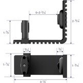 Schuifdeur Vloergeleiding Zwart - 26% Korting