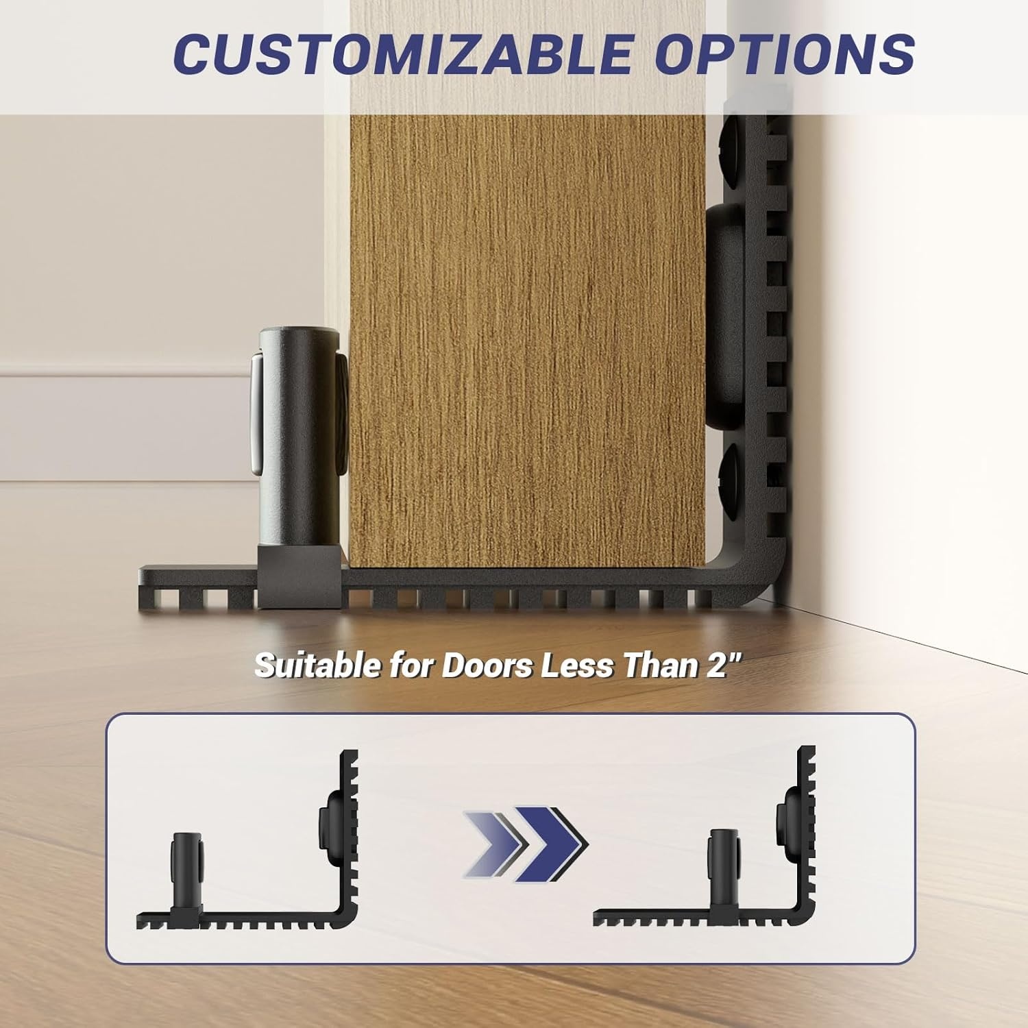 Schuifdeur Vloergeleiding Zwart - 26% Korting