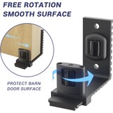 Schuifdeur Vloergeleiding Zwart - 26% Korting