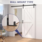 Schuifdeur Vloergeleiding Zwart - 26% Korting