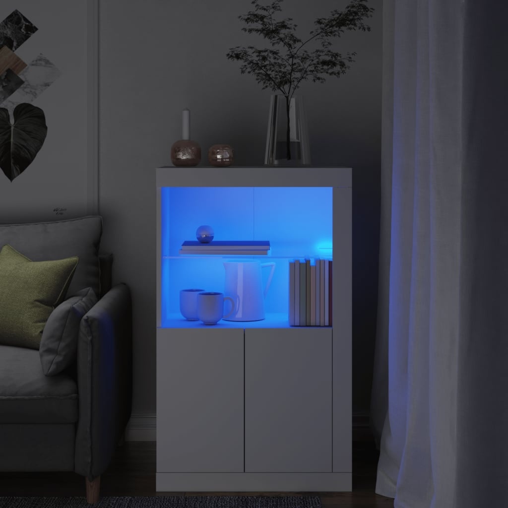 vidaXL Bijzetkast met LED-verlichting - 77% Korting!