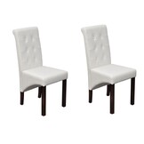 vidaXL Eetkamerstoelen Kunstleer Wit - 37% Korting!