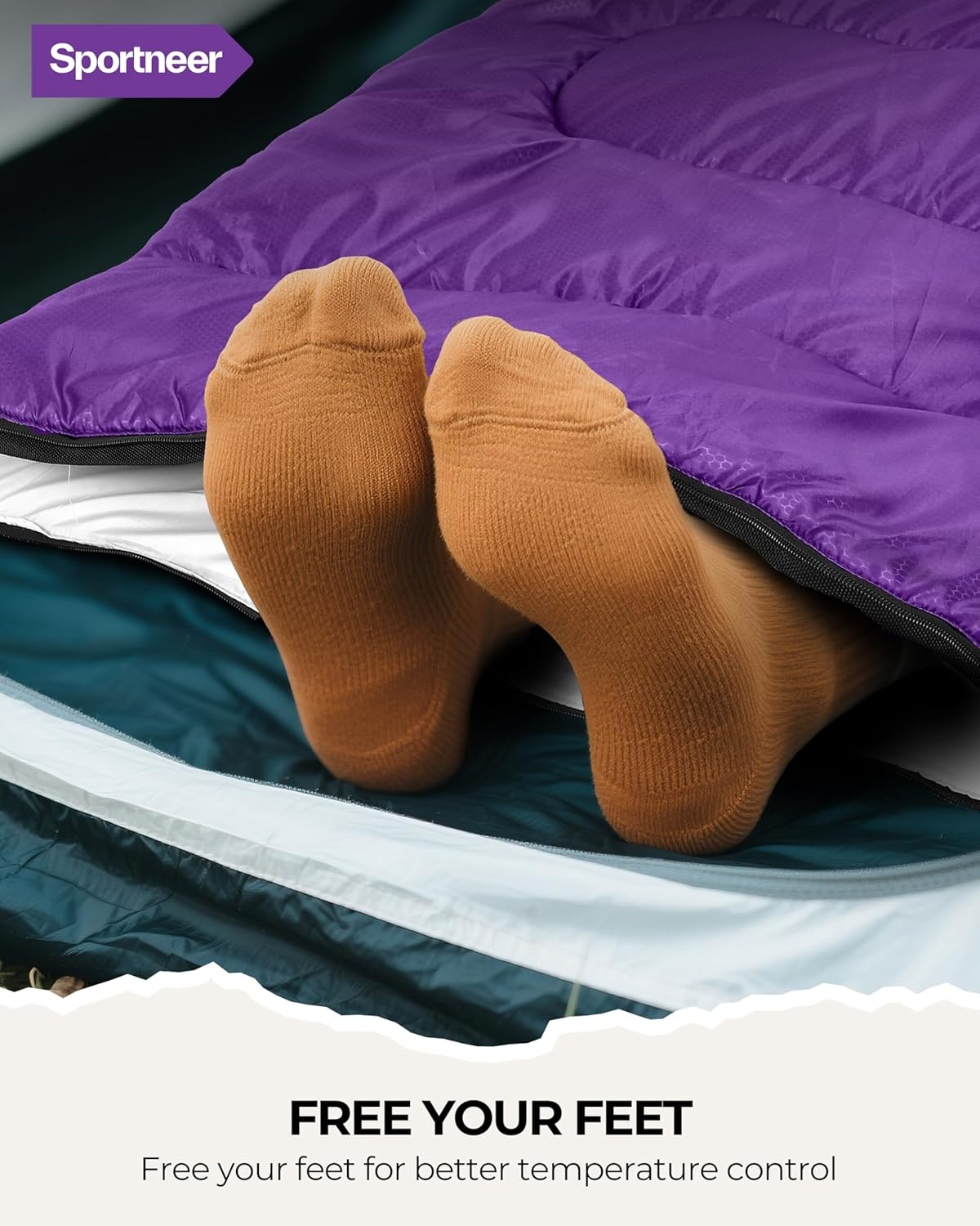 Waterdichte 3-seizoenen Slaapzak (221x80cm) - 28% Korting!