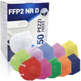 Gekleurde FFP2 Mondmaskers (50 stuks) - 28% Korting