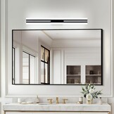 Zwarte LED Spiegelverlichting 60cm - 29% Korting