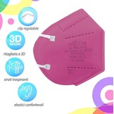 Gekleurde FFP2 Mondmaskers (50 stuks) - 28% Korting