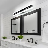 Zwarte LED Spiegelverlichting 60cm - 29% Korting