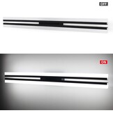 Zwarte LED Spiegelverlichting 60cm - 29% Korting