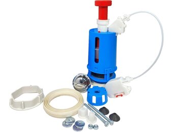 Waterbesparend Toilet Spoelmechanisme 3/6L Chroom - 32% Korting!