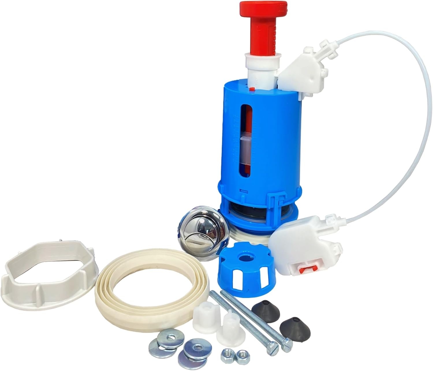 Waterbesparend Toilet Spoelmechanisme 3/6L Chroom - 32% Korting!