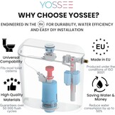 Waterbesparend Toilet Spoelmechanisme 3/6L Chroom - 32% Korting!