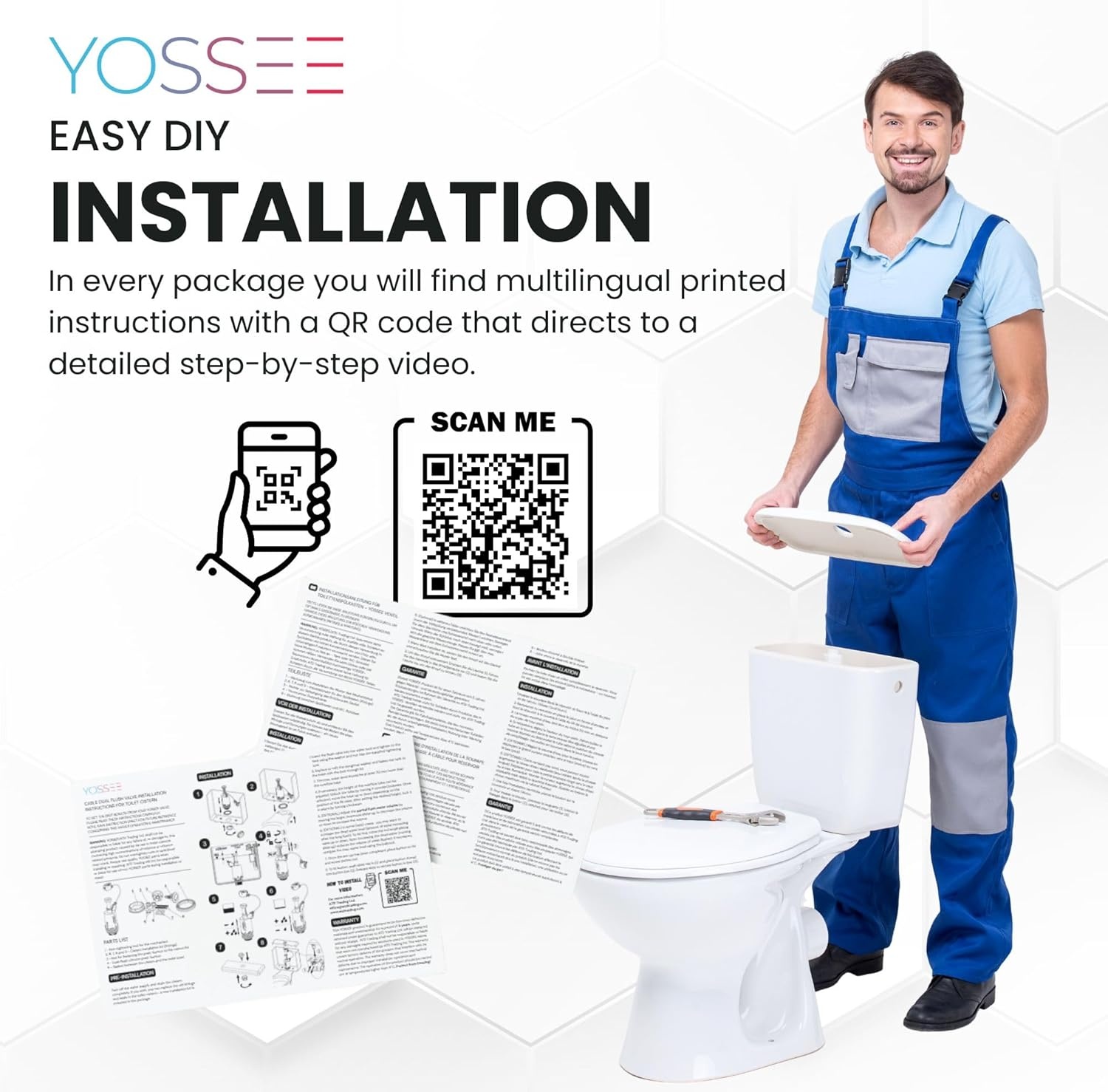 Waterbesparend Toilet Spoelmechanisme 3/6L Chroom - 32% Korting!