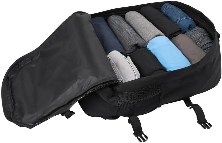 Reisrugzak Metz 44L Zwart - 57% Korting | Handbagage 55x40x20