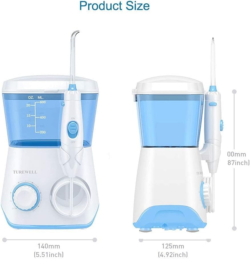 Elektrische Monddouche Wit - 10 Drukniveaus, 8 Opzetstukken - 28% Korting!