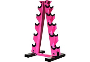 Halterrek A-frame 5 Niveaus Staal | Opslagrek Thuisgym (56% Korting)
