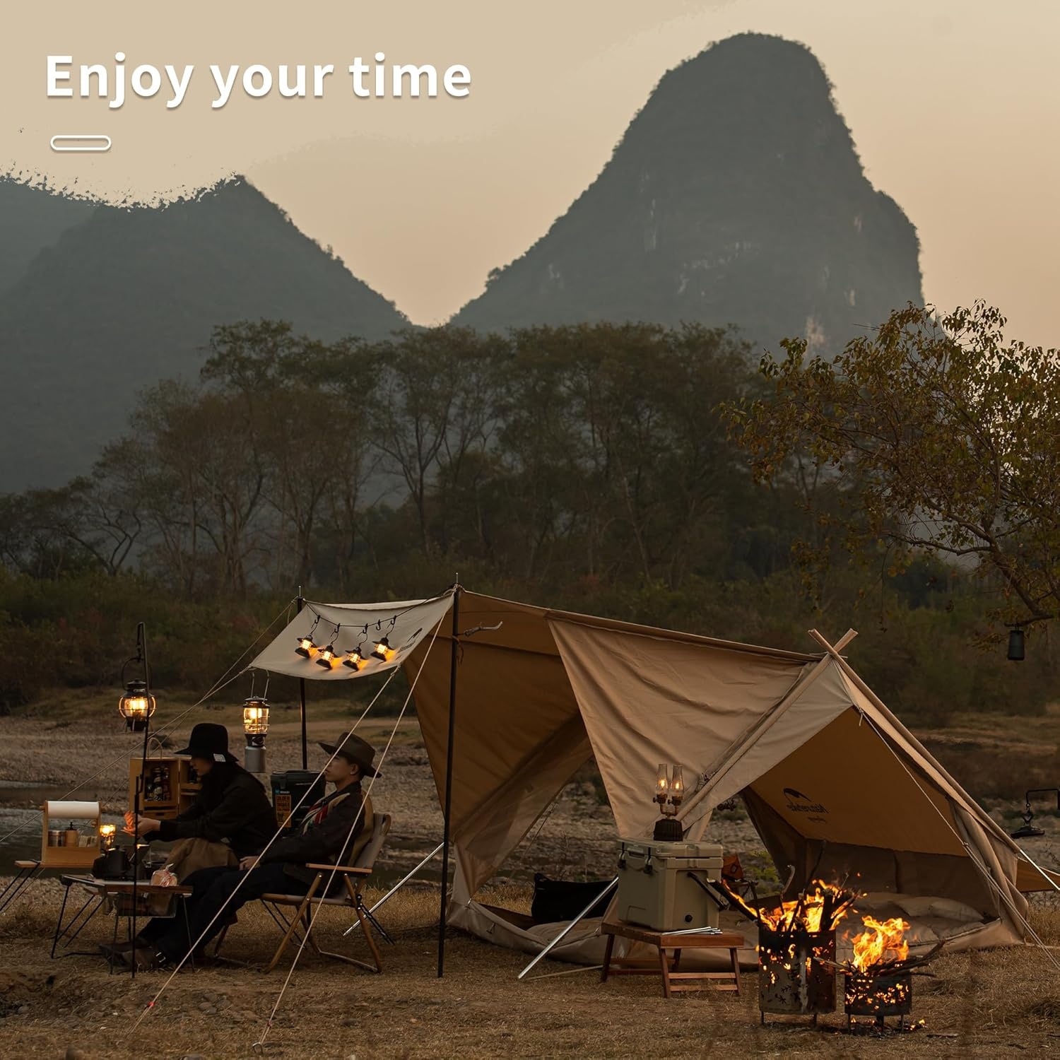 2-persoons Katoenen Tent met 35% Korting