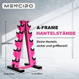 Halterrek A-frame 5 Niveaus Staal - 60% Korting