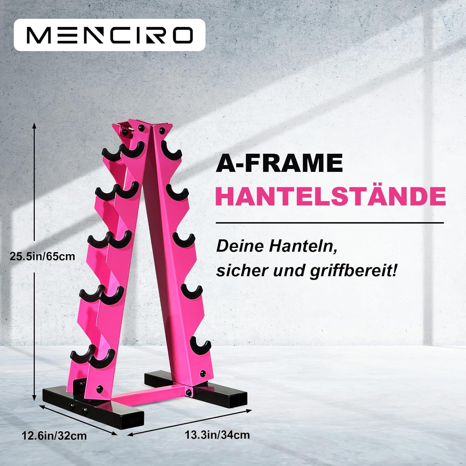 Halterrek A-frame 5 Niveaus Staal - 60% Korting