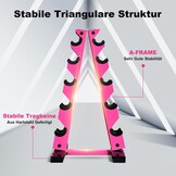 Halterrek A-frame 5 Niveaus Staal - 60% Korting