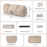 2-persoons Katoenen Tent met 35% Korting