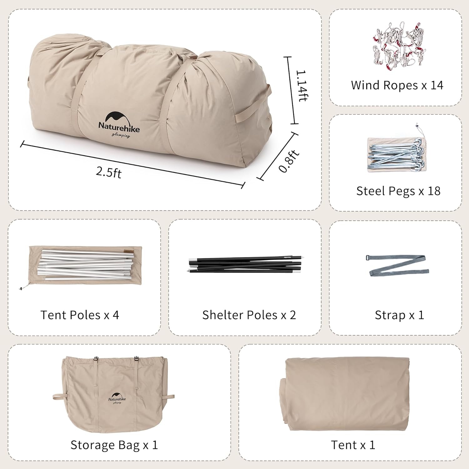 2-persoons Katoenen Tent met 35% Korting