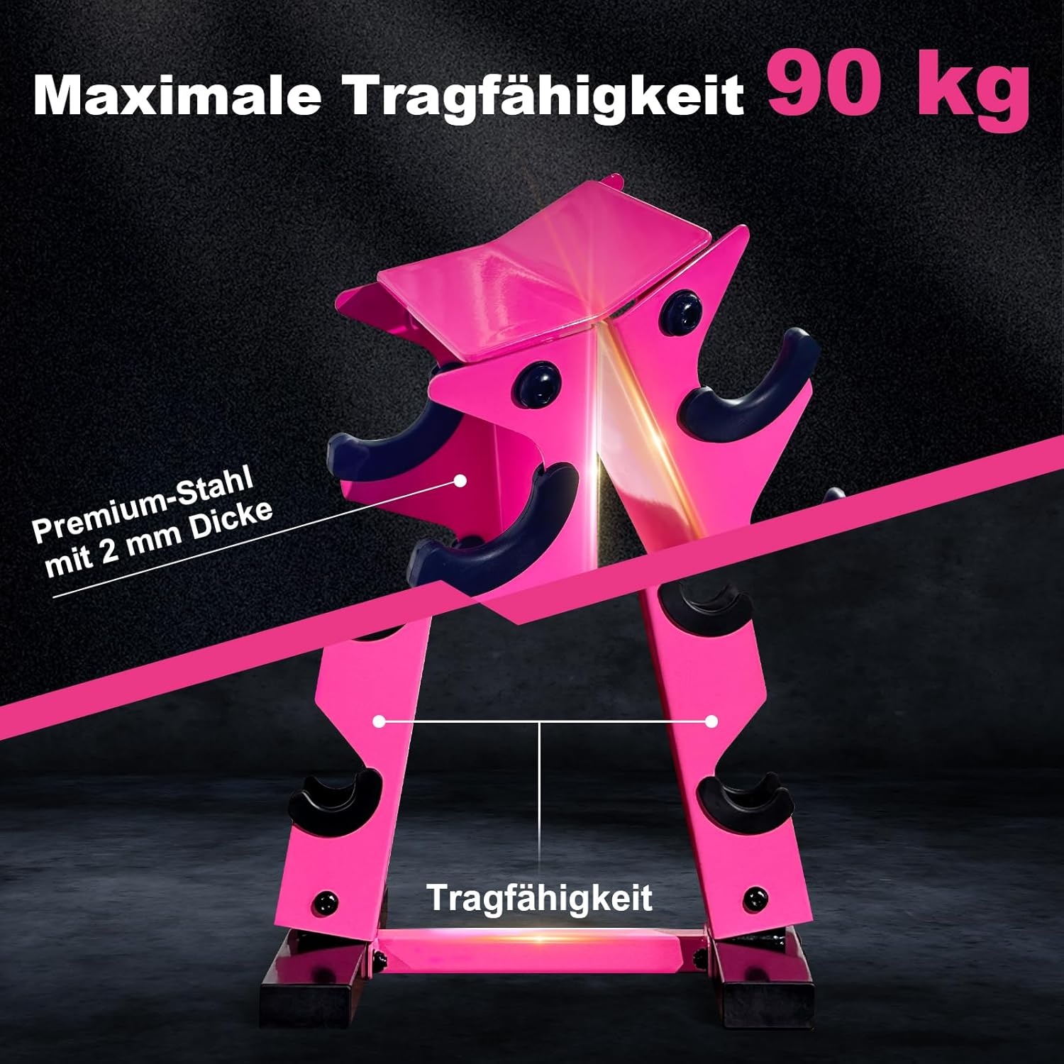 Halterrek A-frame 5 Niveaus Staal - 60% Korting