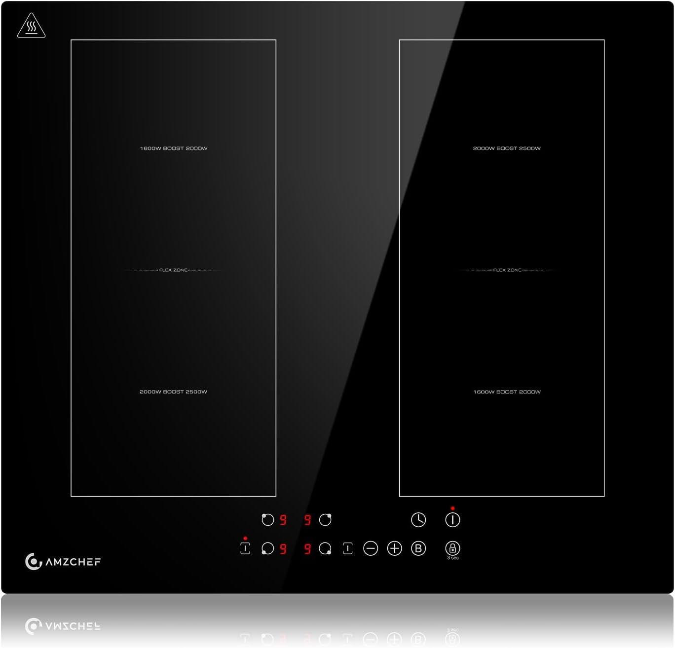 Inductiekookplaat 60cm - 4 Zones, FlexZone & Boost - 35% Korting!