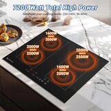 Inductiekookplaat 60cm - 4 Zones, FlexZone & Boost - 35% Korting!