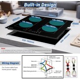 Inductiekookplaat 60cm - 4 Zones, FlexZone & Boost - 35% Korting!