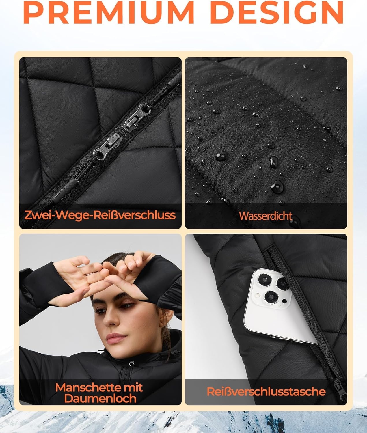 Verwarmde Dames Jas Zwart - 8 Warmtezones & Powerbank (57% Korting)
