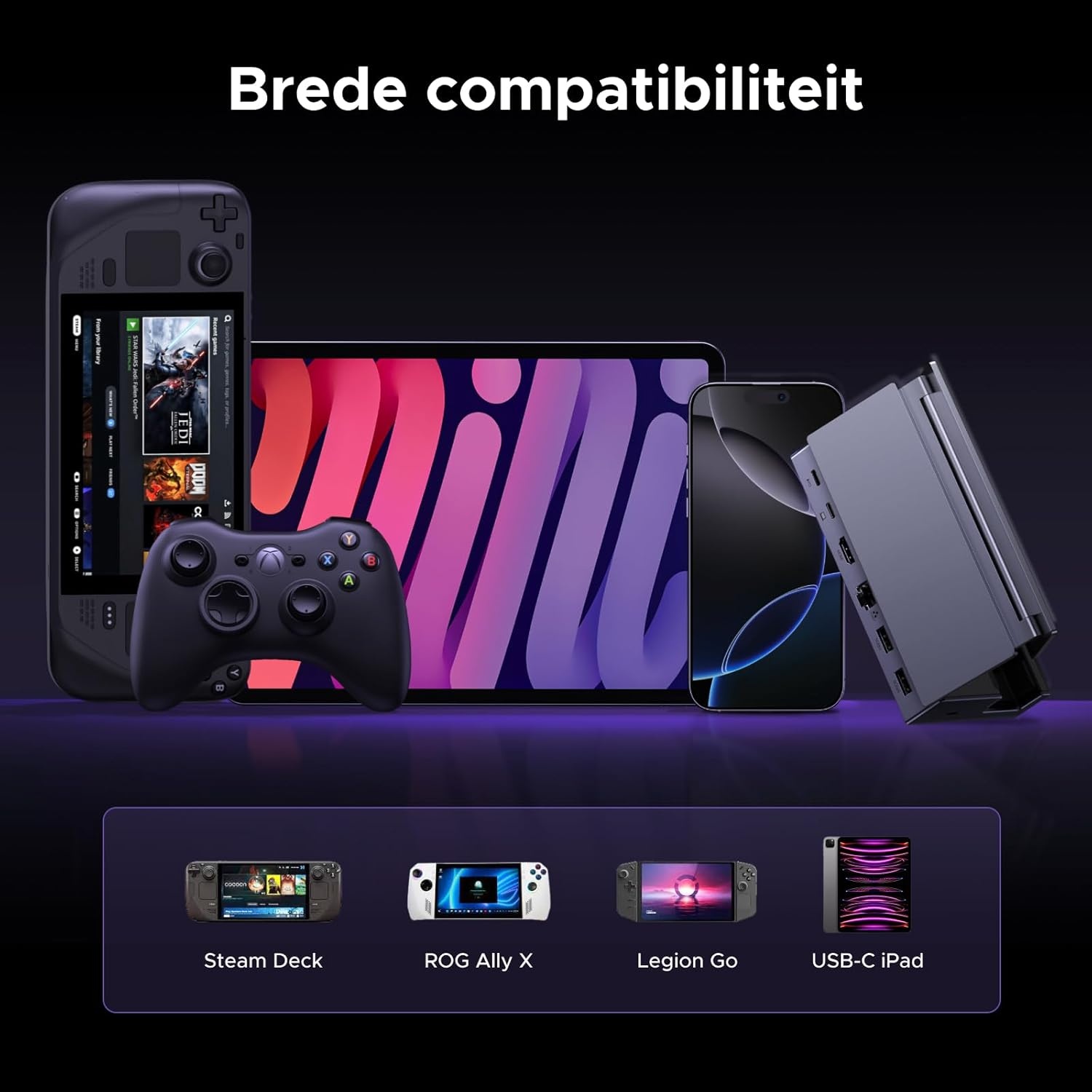 Geretourneerd: 6-in-1 Dockingstation (4K 120Hz) met 34% Korting