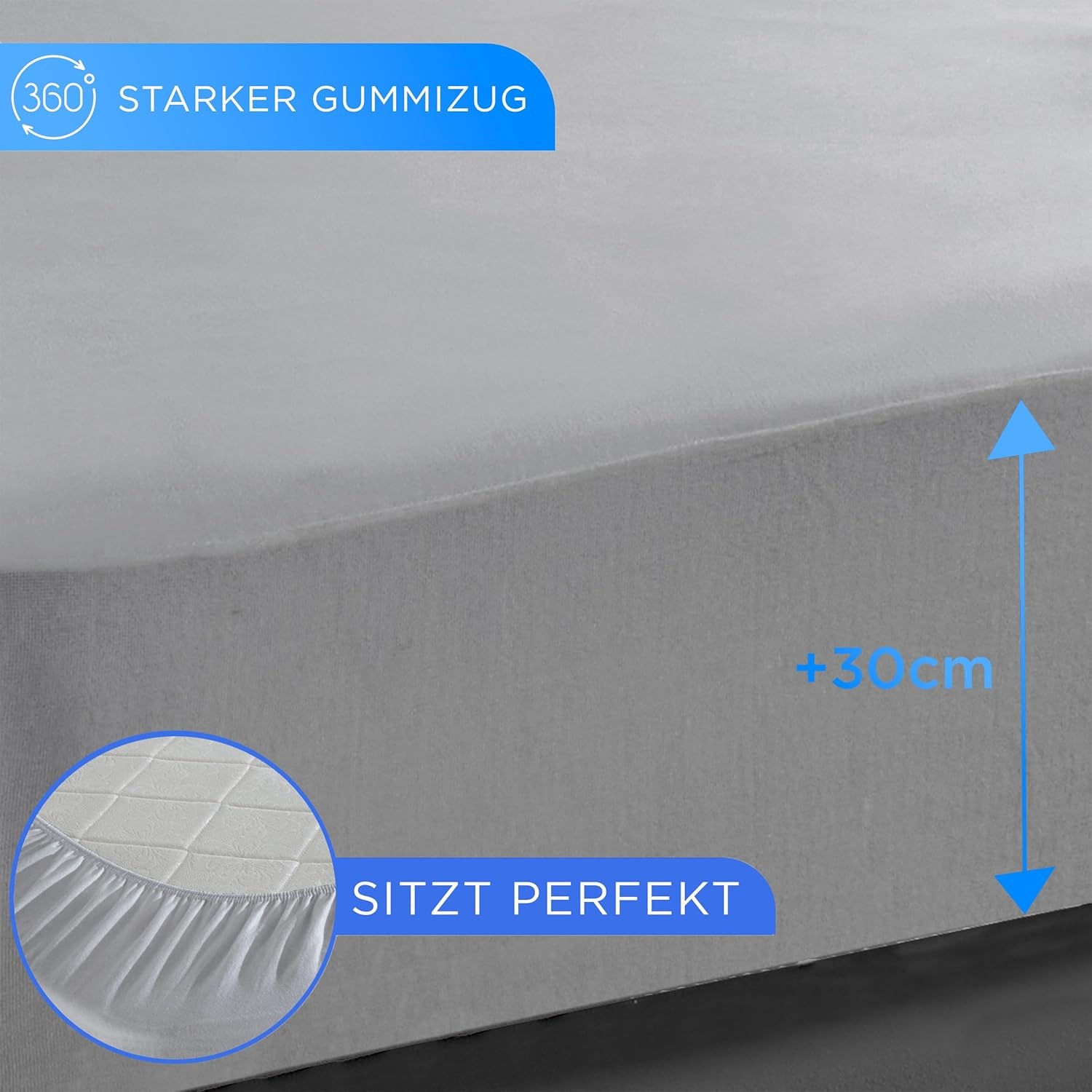 Waterdichte Matrasbeschermer 70x140cm - Ademend & Stil - 25% Korting