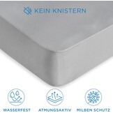 Waterdichte Matrasbeschermer 70x140cm: Ademend & Wasbaar - 49% Korting