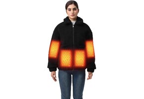 Geruite Fleece Winterjas Dames: Warm & Comfortabel (29% Korting!)