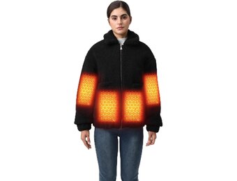 Geruite Fleece Winterjas Dames: Warm & Comfortabel (29% Korting!)