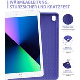 Lavendel Toetsenbord Hoesje met Verlichting - iPad 10.2" & Air 3/Pro 10.5 - 28% Korting
