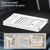 Opvouwbaar Hondenloophok HDPE Wit 89x89 cm - 34% Korting!