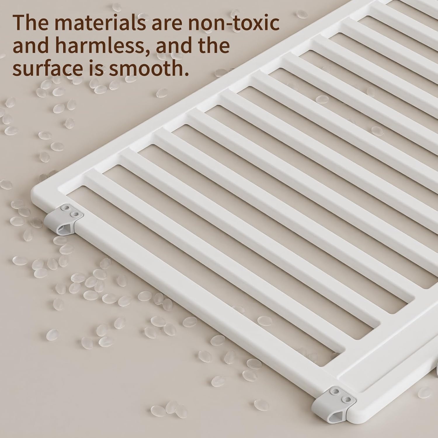 Opvouwbaar Hondenloophok HDPE Wit 89x89 cm - 34% Korting!