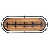 Acaciahouten Wandkapstok met 5 Haken - 63% Korting!