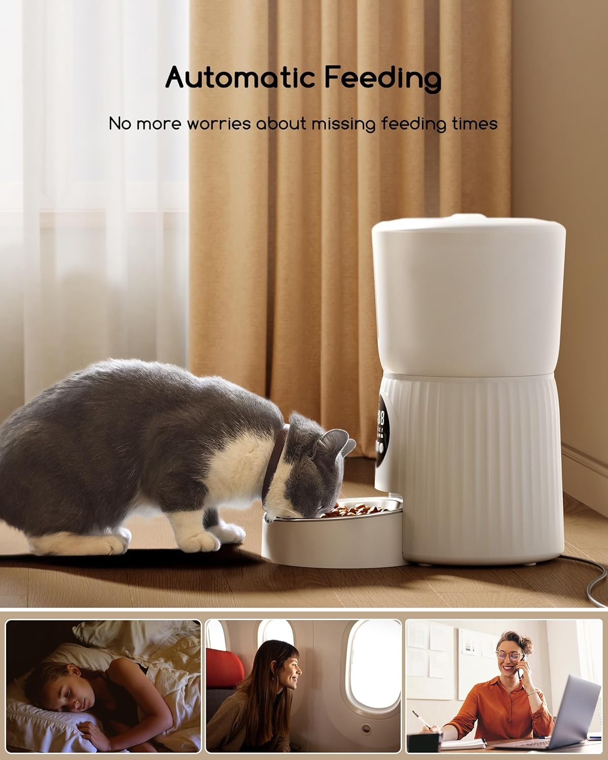 Automatische Kattenvoerbak 4L - 34% Korting