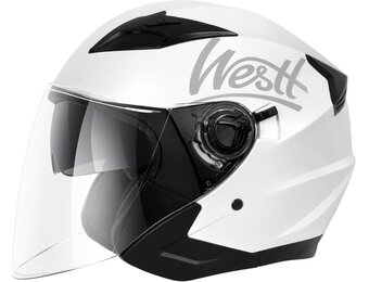 Jethelm met Vizier & Zonnevizier - 29% Korting! ECE 22.06