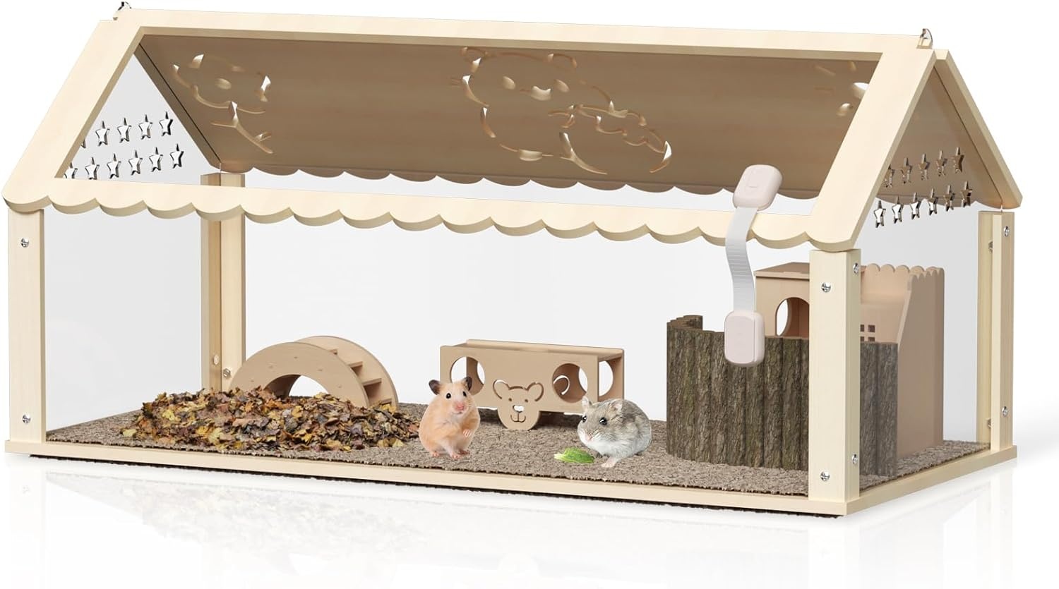 Houten Hamsterkooi 60x40x40cm (34% Korting)