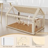 Houten Hamsterkooi 60x40x40cm (34% Korting)