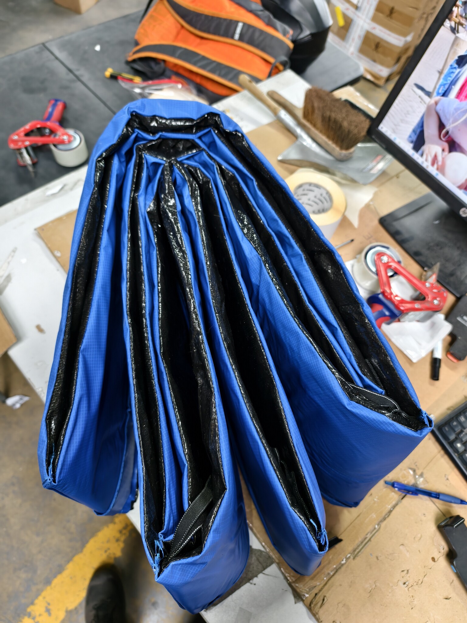 Trampoline Randkussen Blauw 252 cm - 57% Korting