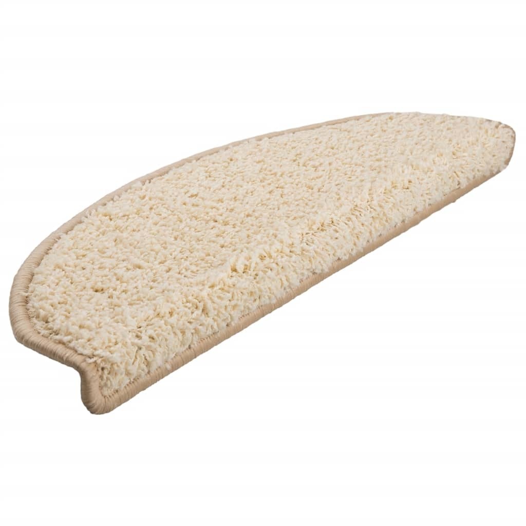 10x Crèmekleurige Trapmatten 65x21 cm - 60% Korting