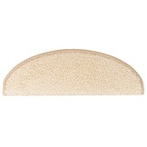 10x Crèmekleurige Trapmatten 65x21 cm - 60% Korting