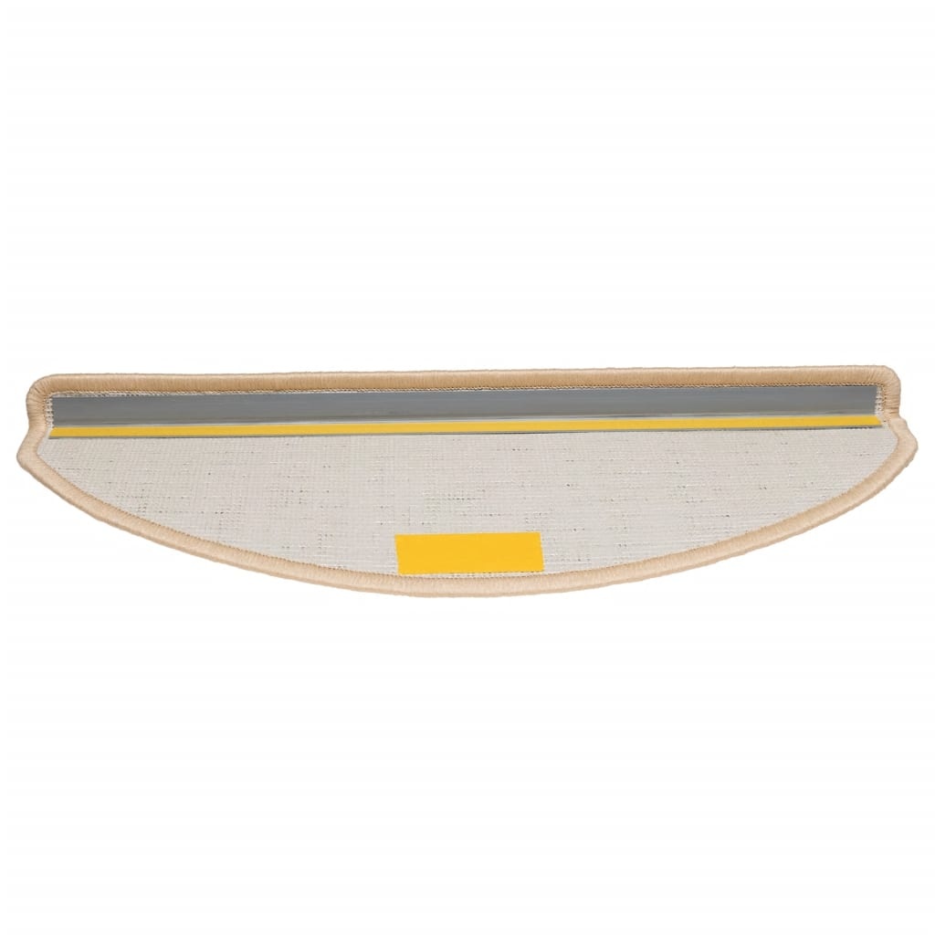 10x Crèmekleurige Trapmatten 65x21 cm - 60% Korting