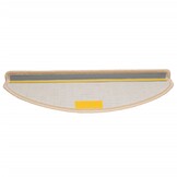 10x Crèmekleurige Trapmatten 65x21 cm - 60% Korting