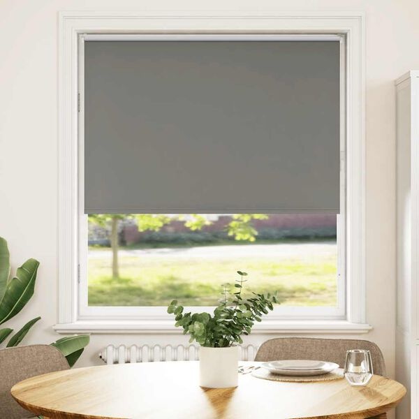 vidaXL Rolgordijn Verduisterend Grijs 110x150 cm - 55% Korting!