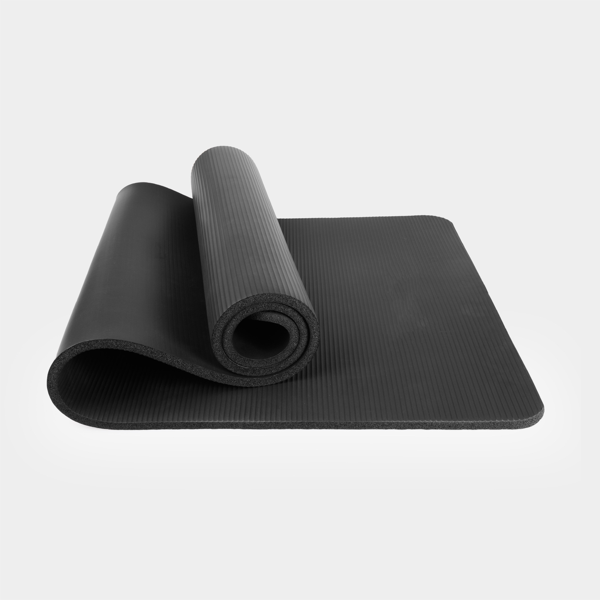NBR Yoga & Fitness Mat - Antislip & Comfortabel - Zwart - 72% Korting!